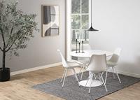 Interstil Ronde Eettafel 'Ibiza' 110cm, kleur Wit - thumbnail