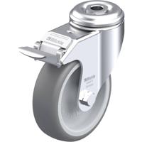 Blickle LKRA-TPA 101G-FI Zwenkwiel met rem Wieldiameter: 100 mm Draagvermogen (max.): 110 kg 1 stuk(s) - thumbnail