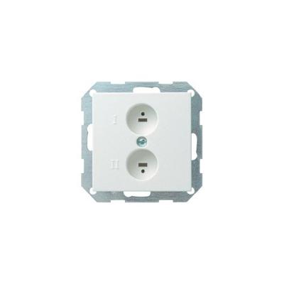 Gira luidsprekercontactdoos glanzend wit 040203