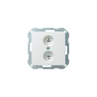 Gira luidsprekercontactdoos glanzend wit 040203 - thumbnail