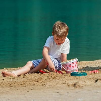 Ecoiffier strandset aardbei, 6dlg.