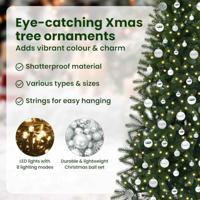 VidaXL Kunstkerstboom met 300 led met standaard groen 210 cm pe en pvc - thumbnail
