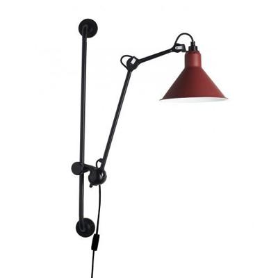DCW Editions Lampe Gras N210 Conic Wandlamp - Rood DCW Editions Lampe Gras N210 Conic Wandlamp - Rood