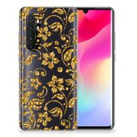 Xiaomi Mi Note 10 Lite | TPU Case | Gouden Bloemen - thumbnail