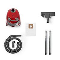 Nedis VCBG100RD Stofzuiger Met Zak 700 W 1,5 L Inhoud Rood - thumbnail