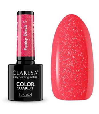 Claresa uv/led gellak 5ml funky disco 3 coral twist