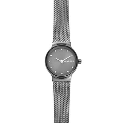 Horlogeband Skagen SKW2700 Mesh/Milanees Antracietgrijs 12mm
