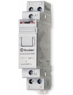 Finder 20.22.9.024.4000 Stroomstootschakelaar DIN-rail 2x NO 24 V/DC 16 A 4000 VA 1 stuk(s)