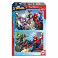 Puzzel Spiderman Educa (2 x 48 pcs) - thumbnail