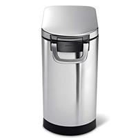 simplehuman CW1886 30L 15KG grote huisdier hond droog voedsel opslag container bak, deksel gemonteerde maatschep, luchtdichte afdichting, huisdierbestendig slot, verwijderbare BPA-vrije binnenemmer, - thumbnail