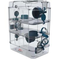 3-laagse kooi - ZOLUX - Rody3 trio - Voor hamsters, muizen en gerbils - L 41 x D 27 x H 53 cm - Blauw - thumbnail
