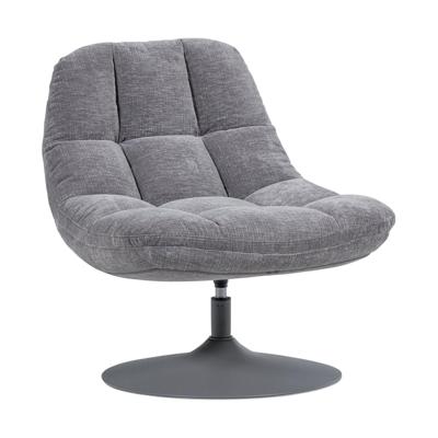 WOOOD Elvi fauteuil chenille Lichtgrijs WOOOD Elvi fauteuil chenille Lichtgrijs