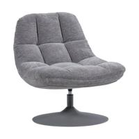 WOOOD Elvi fauteuil chenille Lichtgrijs - thumbnail