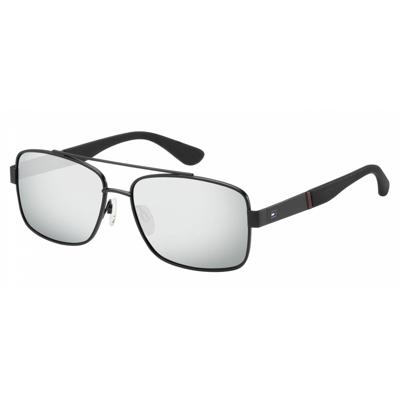 Tommy Hilfiger zonnebril TH1521/S BSC 59T4 heren matzwart met spiegellens Tommy Hilfiger zonnebril TH1521/S BSC 59T4 heren matzwart met spiegellens