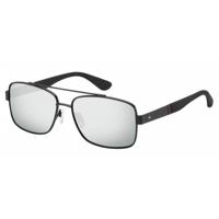 Tommy Hilfiger zonnebril TH1521/S BSC 59T4 heren matzwart met spiegellens - thumbnail