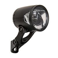 Koplamp Herrmans H-Black MR8 dynamo - aan/uit functie -met houder - 180 lumen - thumbnail