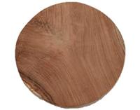 Plateau teak naturel 30x8 cm - thumbnail