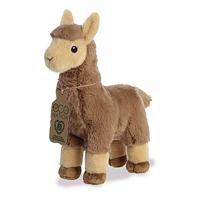 Eco Nation Pluchen knuffel - lama - 28 cm - thumbnail
