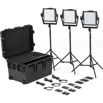 Litepanels Astra IP 1x1 Traveler Trio LED Panel GM&VM Kit (936-1103)