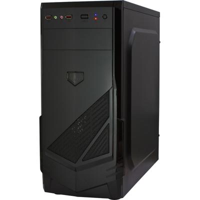 Inter-Tech B-30 Midi-tower PC-behuizing Zwart