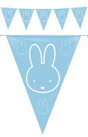 Haza Witbaard Vlaggenlijn nijntje blauw, 10mtr. - thumbnail