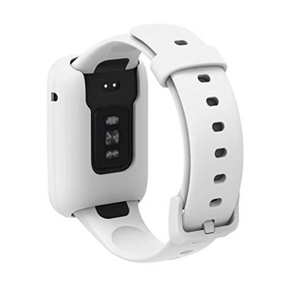 Siliconen sportbandje met case - Wit - Xiaomi Smart band 7 Pro Siliconen sportbandje met case - Wit - Xiaomi Smart band 7 Pro