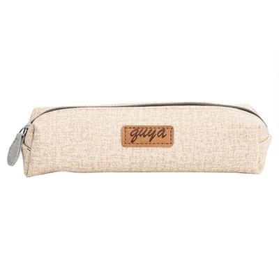 Creatieve leuke grote capaciteit potlood briefpapier tas make-up tas (wit)