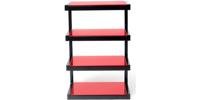 Norstone Esse Hifi audio meubel zwart rood - thumbnail