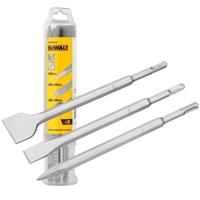 DeWALT DT60330 3-Delige Beitelset SDS-Plus 250 mm Gepunt, Plat 20 & 40 mm - thumbnail