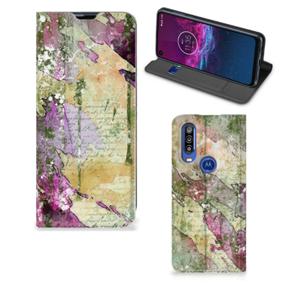 Bookcase Motorola One Action Letter Painting