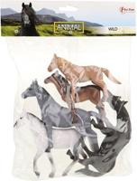 Toi-Toys Animal world paarden, 5st. - thumbnail