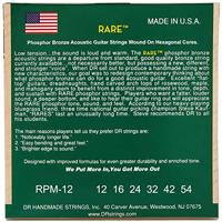 DR Strings RPM-12-3PK Rare 3 sets 12-54 snaren voor akoestische gitaar - thumbnail