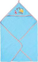 Playshoes badponcho graafwerken junior 100 cm katoen blauw maat L - thumbnail