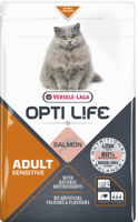 VERSELE LAGA – Trockenfutter für Katzen Opti Life Sensitive – Futter für ausgewachsene Katzen ohne Getreide – mit Lachs – 7,5 kg - thumbnail