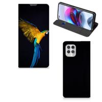 Motorola Moto G100 | Hoesje maken | Papegaai - thumbnail