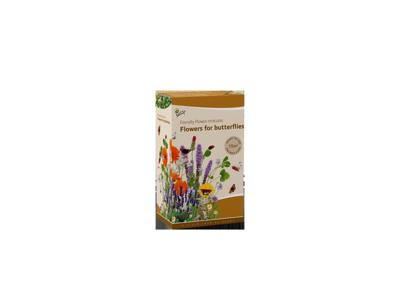 Grow gifts zaden strooidoos friendly flowers vlinders laag 60g Buzzy - Buzzy