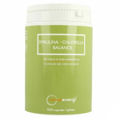 Spirulina Chlor. Caps 500 Natural Energy Labophar
