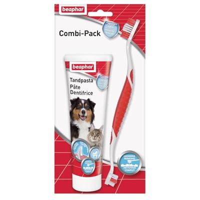 Tandpasta & Borstel Combipack hond/kat Beaphar - Beaphar
