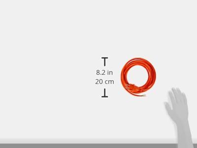 AS Schwabe 70919 Aansluitkabel Stroom Oranje 5.00 m