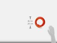 AS Schwabe 70919 Aansluitkabel Stroom Oranje 5.00 m - thumbnail