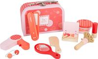 Small Foot houten retro speel make-up in koffer - thumbnail