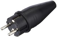 Showtec Rubber schuko stekker 230V/240V - thumbnail