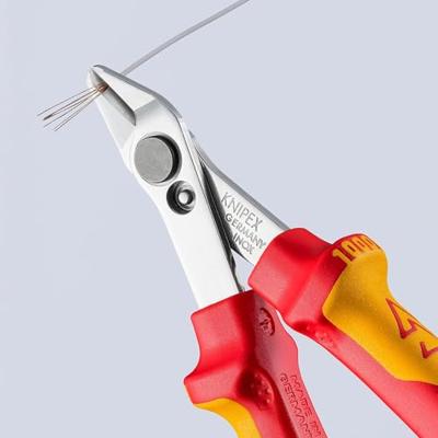 Knipex Elektronicazijsnijtang | lengte 125 mm model 0 | facet nee VDE | gepolijst | 1 stuk - 78 06 125 - 78 06 125
