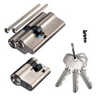 DOM Plura gelijksluitende combinatieset à 3 cilinders SKG2 2x 30-30mm en 1x 0-30mm - thumbnail