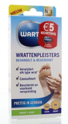 Wartner Wrattenpleister 24 Stuks Wartner Wrattenpleister 24 Stuks