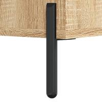 Dressoir 34,5x32,5x90 cm bewerkt hout sonoma eikenkleurig - thumbnail