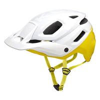 Ked Fietshelm pectgoud me-1 l (56-61cm) - wit geel - thumbnail