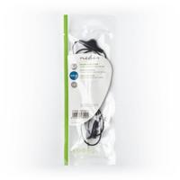 Stereo-Audiokabel met Volumeregeling | 3,5 mm Male - 3,5 mm Female | 1,0 m | Zwart - thumbnail