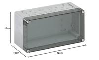 Spelsberg AKi 1-t Installatiebehuizing 300 x 150 x 132 Polycarbonaat Grijs 1 stuk(s) - thumbnail