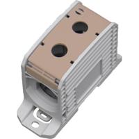 HoraeTec 087910-3-3 Serieklem PA Grijs-wit (RAL 7035), Bruin 1-polig 420 A, 340 A 600 V Geleidertype: L - thumbnail